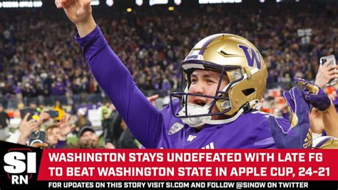 Washington vs. Washington State Game Preview Washington Stats & Insights; The Huskies head into the matchup after winning 22-20 over the Oregon State Beavers in their last outing on November 18. Offensively, Washington has been a top-25 unit, ranking eighth-best in the FBS by totaling 484.2 yards per game. The defense ranks …